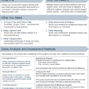 Construction Delays One Pager